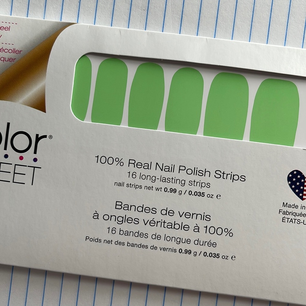 Color street nail polish strips